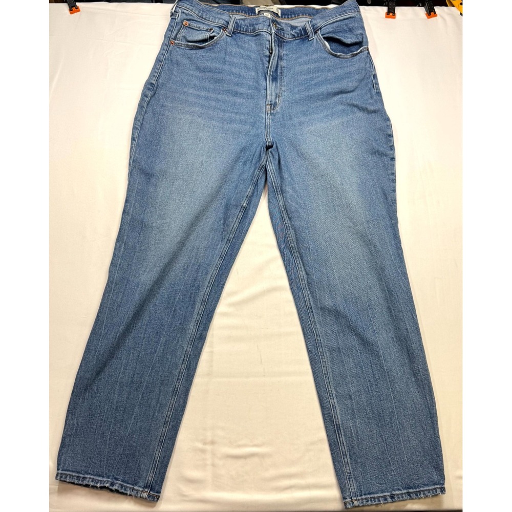 Abercrombie & Fitch The Ankle Straight Ultra‎ High Rise Jeans Womens Size 33/16